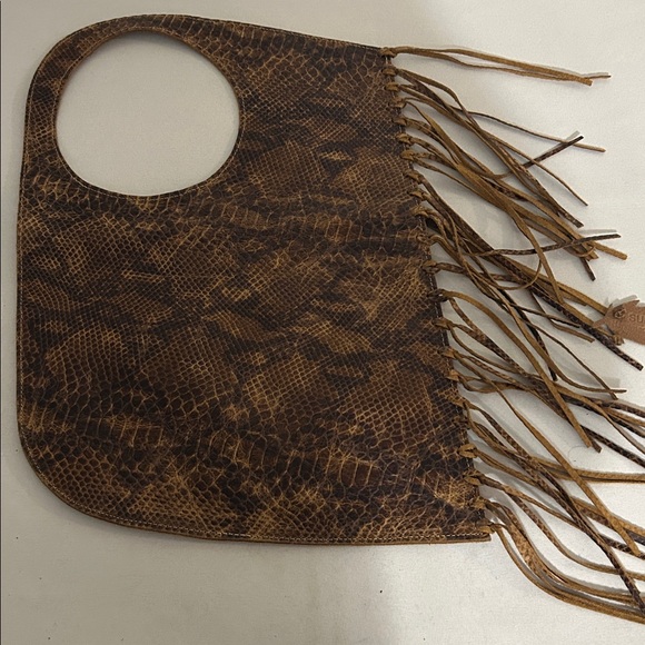 Sulay handmade one of a kind art to wear mixed leather artisan bag. USA - Picture 4 of 4